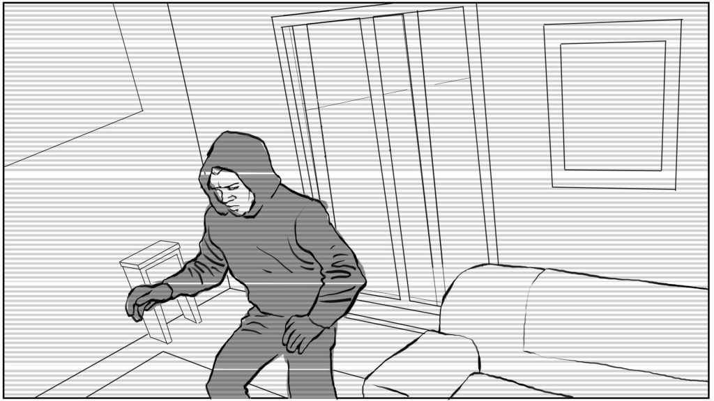 Storyboard Homiris n°3 Bruno Tesse • Agence Mil-pat Roughmen & Illustrateurs