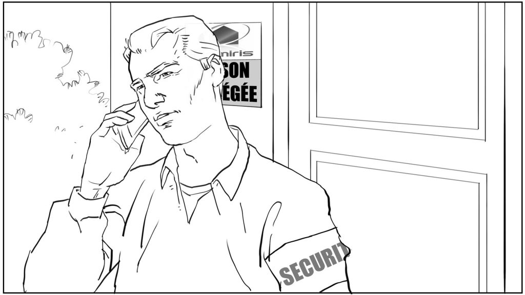 Storyboard Homiris n°7 Bruno Tesse • Agence Mil-pat Roughmen & Illustrateurs