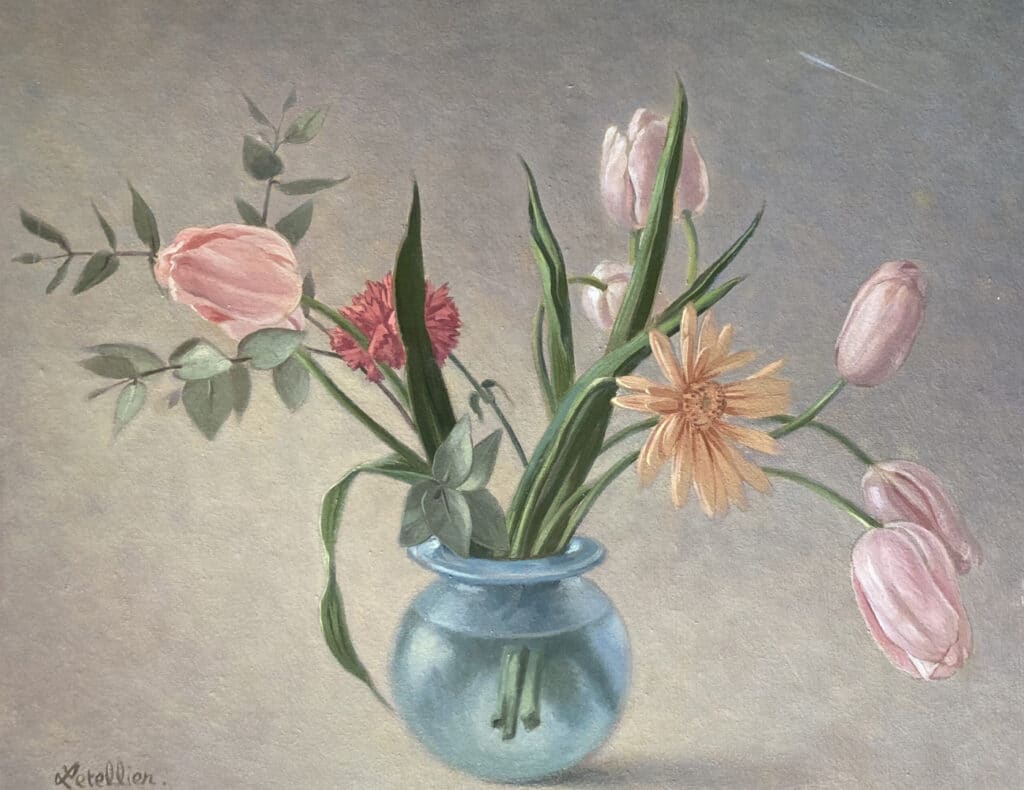 Illustration copiste letellier fleurs 03 agence roughman illustrateur mil pat