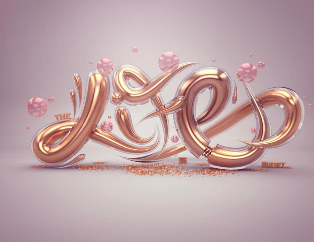 illustration typo 3d alexis persani 02 agence roughman illustrateur mil pat