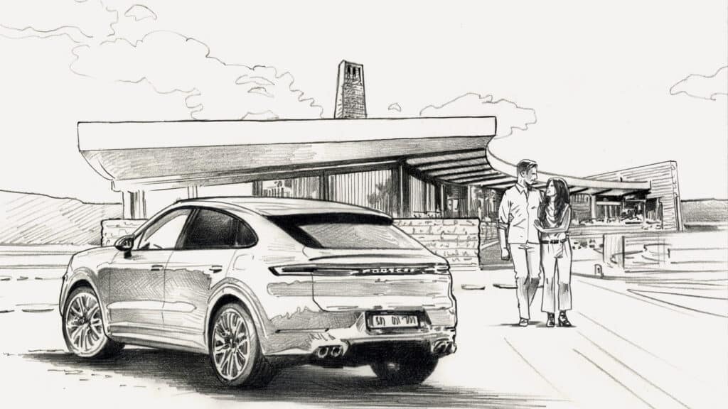 roughs renaud garreta porsche 1 agence roughman illustrateur mil pat