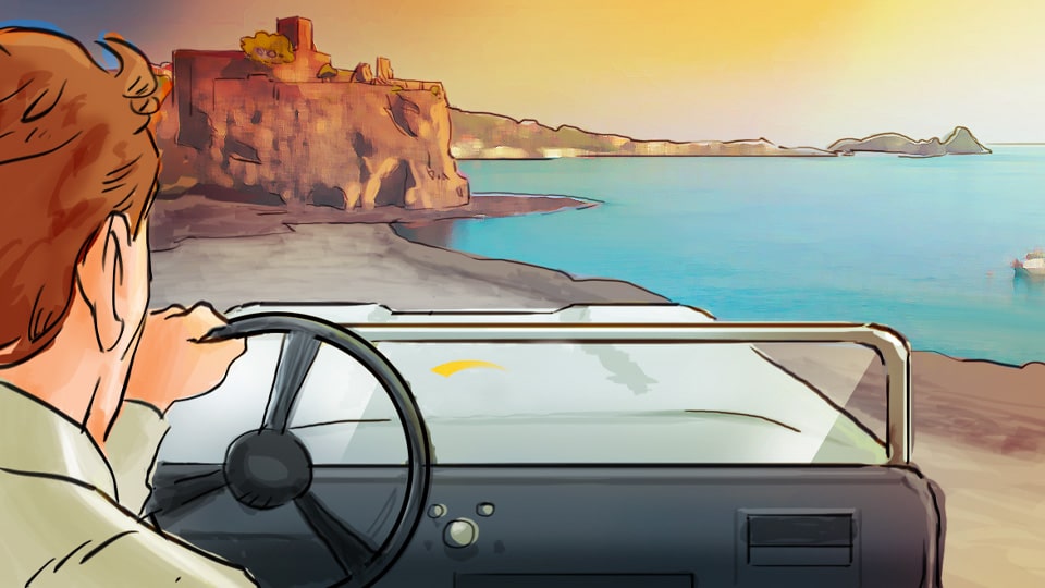 Storyboard bruno tesse croisiere costa 04 agence roughman illustrateur mil pat