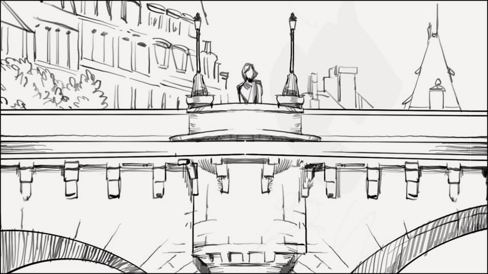storyboard bruno tesse guerlain 01 agence roughman illustrateur mil pat