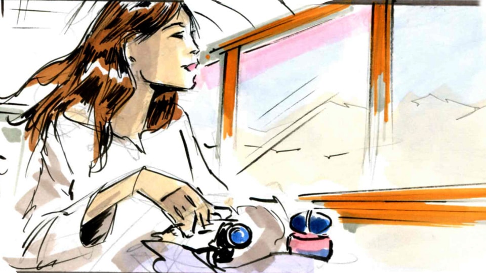 Storyboard fred peltier armani 01 agence roughman illustrateur mil pat