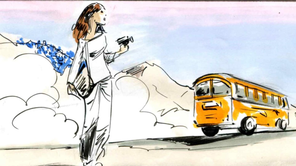 Storyboard fred peltier armani 03 agence roughman illustrateur mil pat