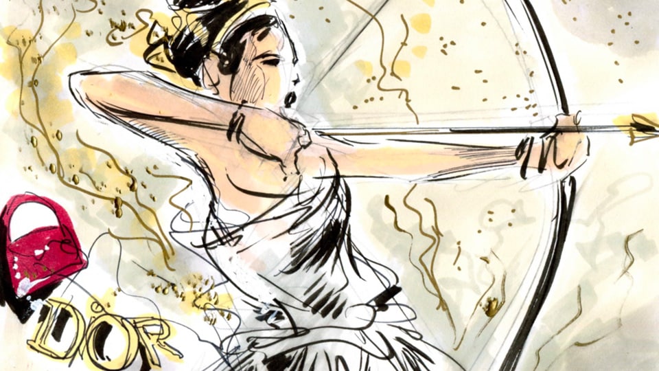 Storyboard fred peltier dior bag 8 agence roughman illustrateur mil pat