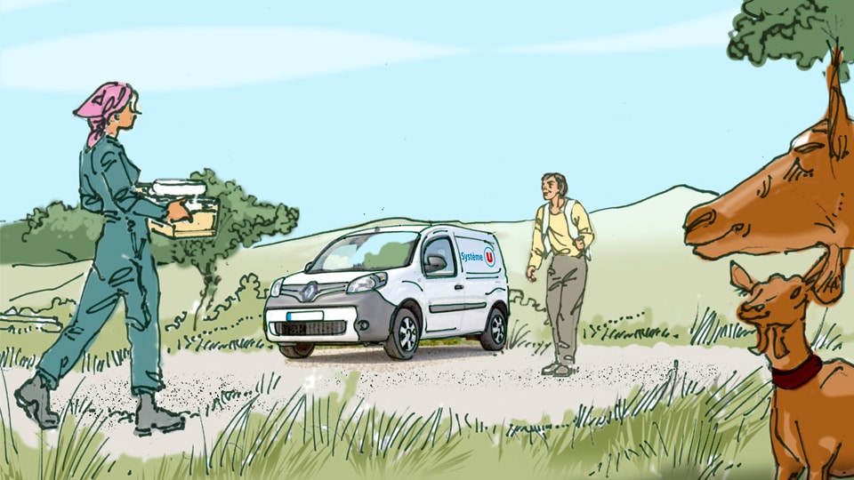Storyboard nicolas crozet super u 01 agence roughman illustrateur mil pat