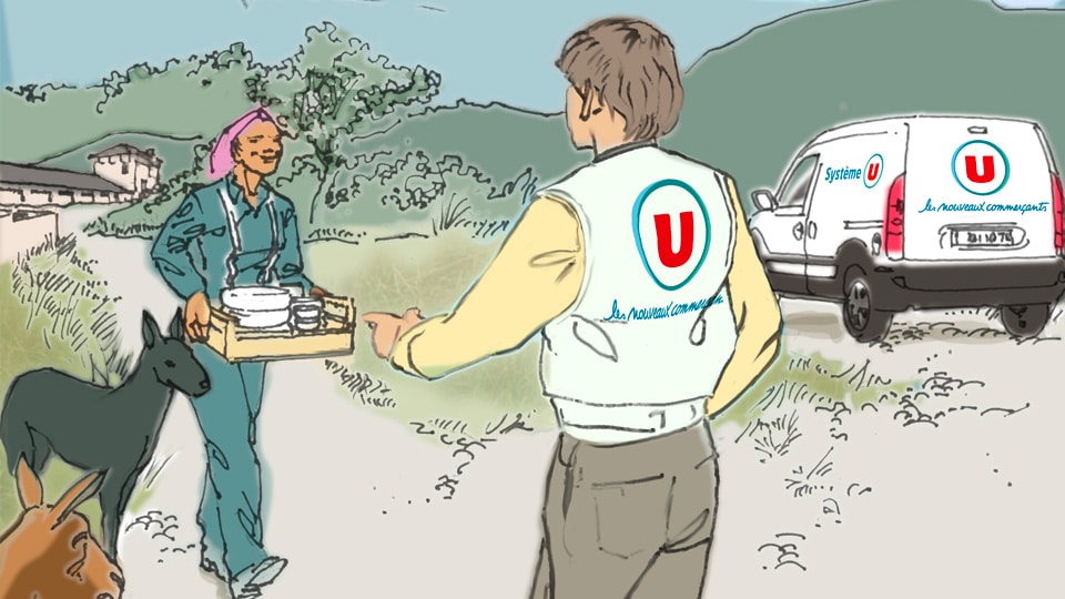Storyboard nicolas crozet super u 02 agence roughman illustrateur mil pat