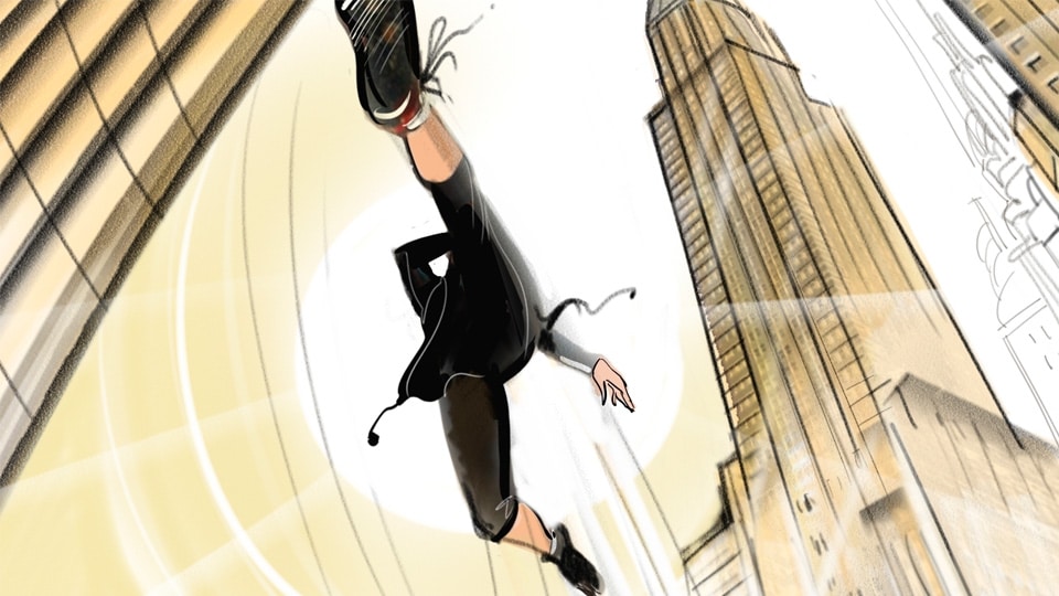 Storyboard pierre roux decathlon 06 agence roughman illustrateur mil pat