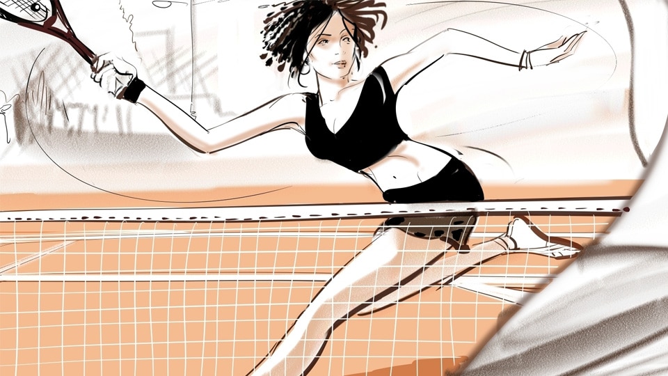 Storyboard pierre roux decathlon 11 agence roughman illustrateur mil pat