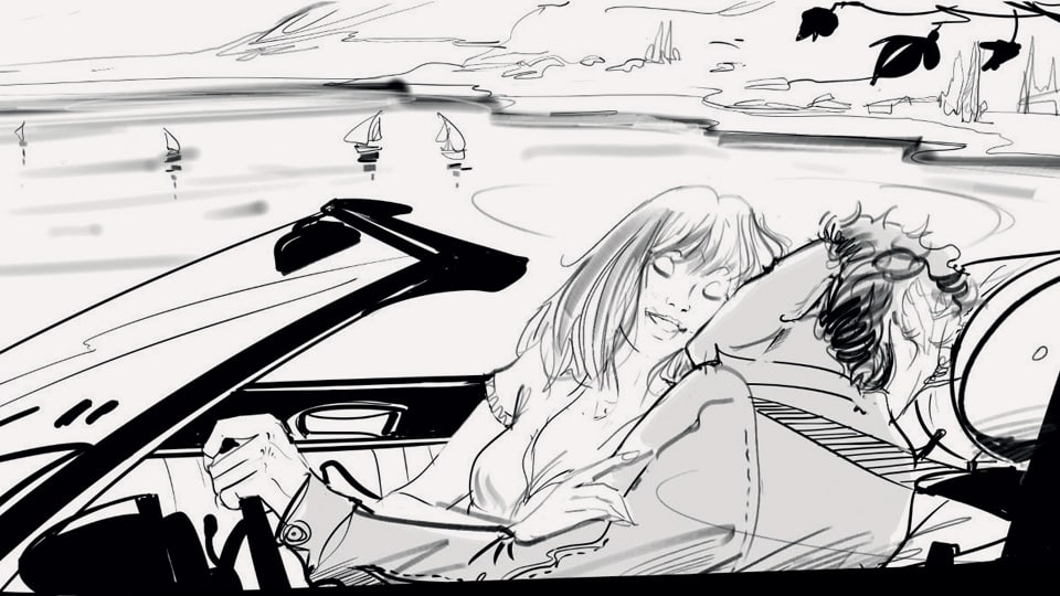 Storyboard pierre roux maaf 02 agence roughman illustrateur mil pat