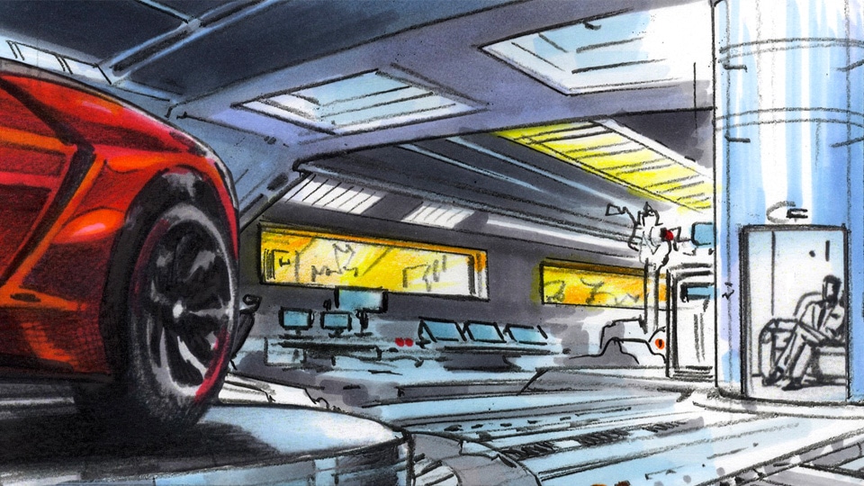 Storyboard renaud garreta nissan juke 05 agence roughman illustrateur mil pat