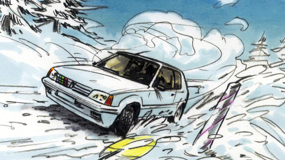 storyboard renaud garreta peugeot 04 agence roughman illustrateur mil pat