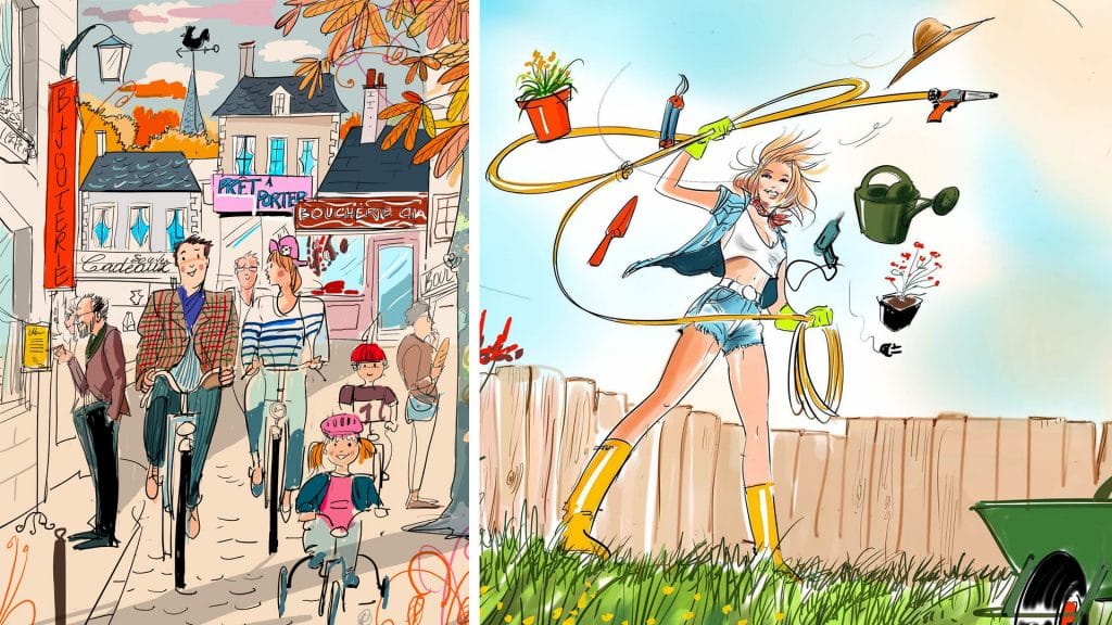 pierre roux divers 1 rough 2019 pierre roux garnier rough 2019 Agence Illustrateur Roughman Mil-Pat