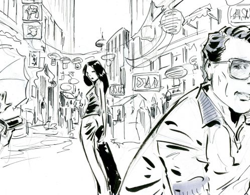 rough police 3 fredpeltier agence mil pat Agence illustrateur roughmen Mil Pat