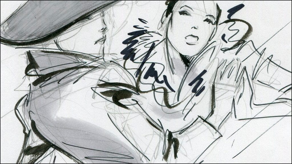 story board lolitalempika fred peltier 03 agence milpat Agence illustrateur roughmen Mil Pat