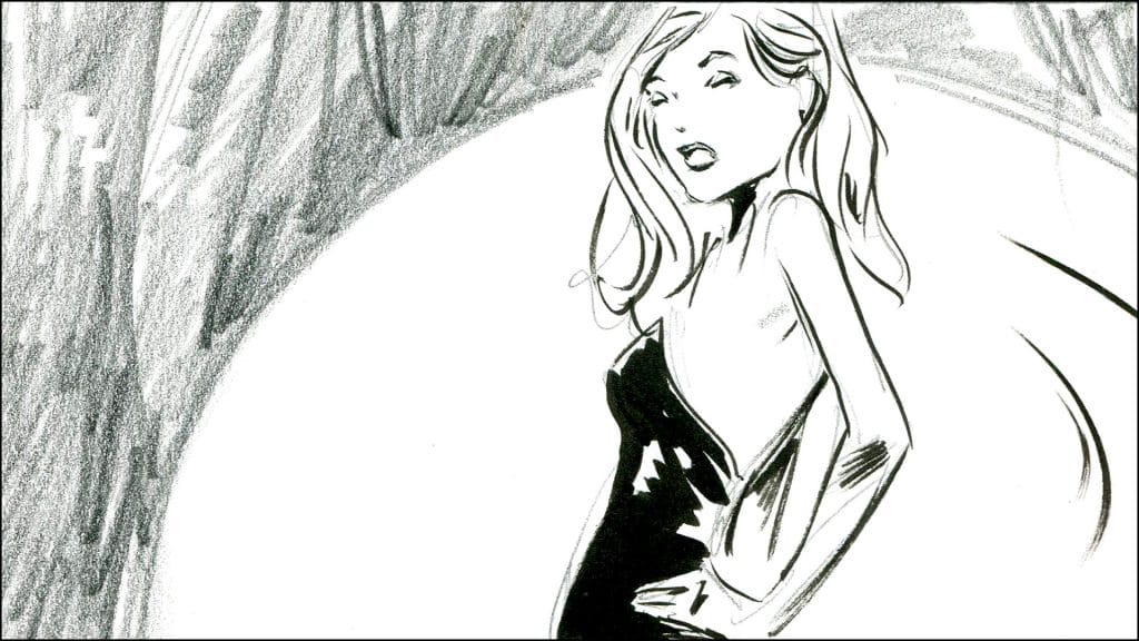 storyboard cabaret 01 fredpeltier agence milpat Agence illustrateur roughmen Mil Pat