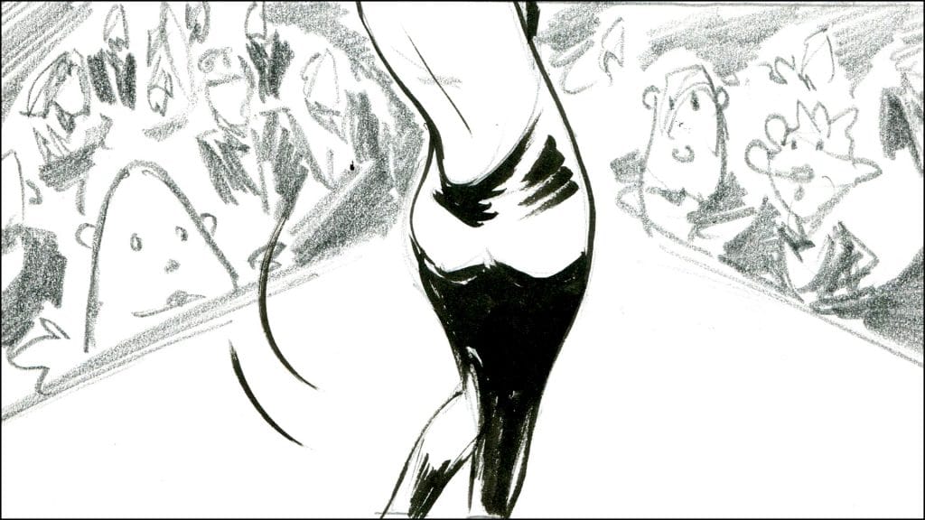 storyboard cabaret 02 fredpeltier agence milpat Agence illustrateur roughmen Mil Pat