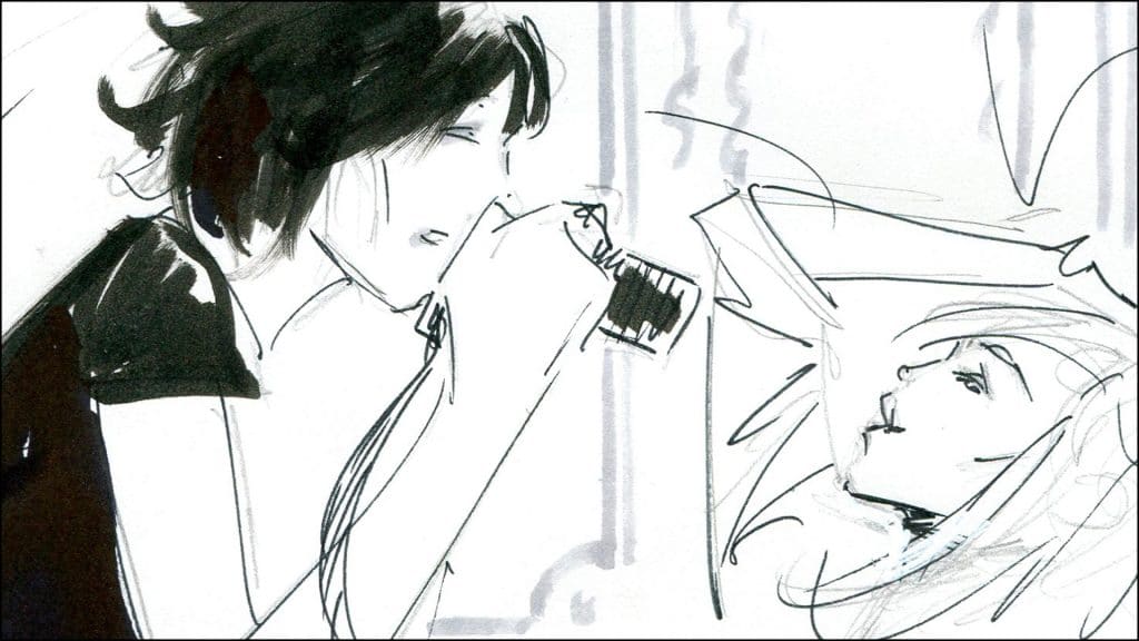 storyboard zadigvoltaire 07 fredpeltier agence milpat Agence illustrateur roughmen Mil Pat
