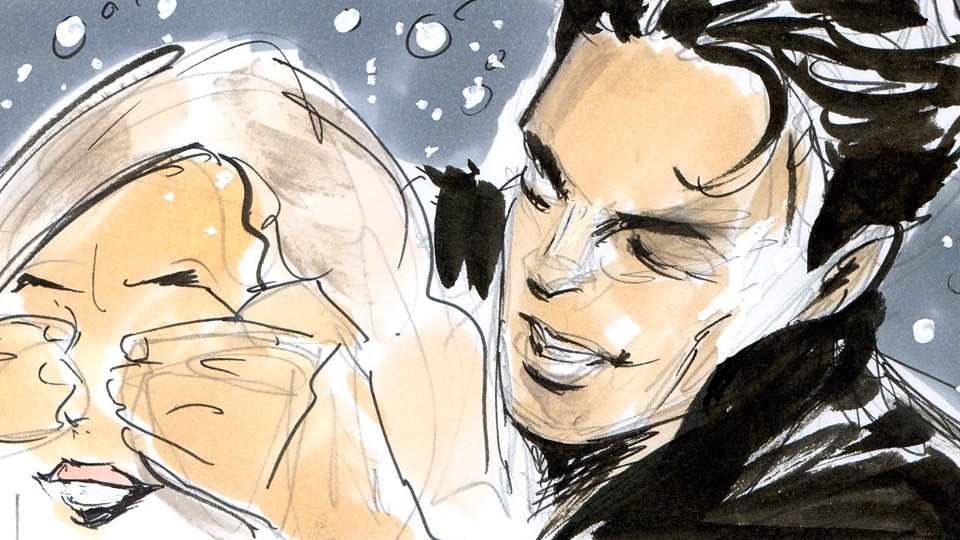 Storyboard fred peltier chanel 05 agence illustrateurs roughmen mil pat