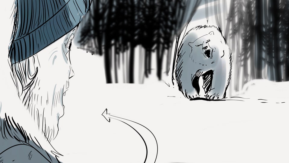 Storyboard pierre roux canada 11 agence illustrateurs roughmen mil pat