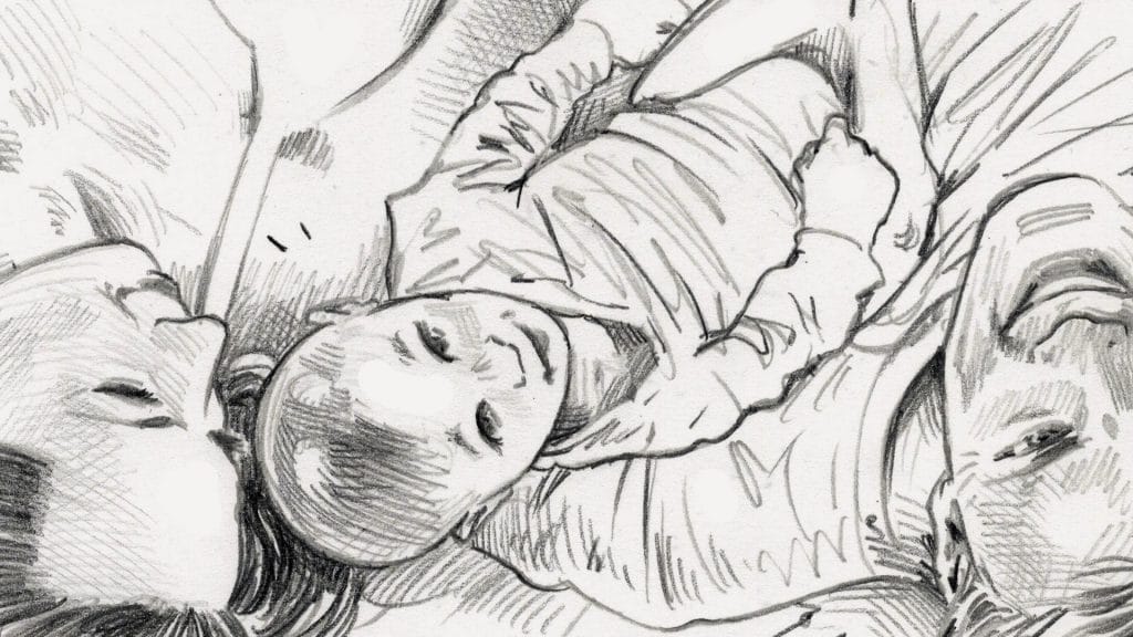 Storyboard renaud garreta pampers 06 agence illustrateurs roughmen mil pat