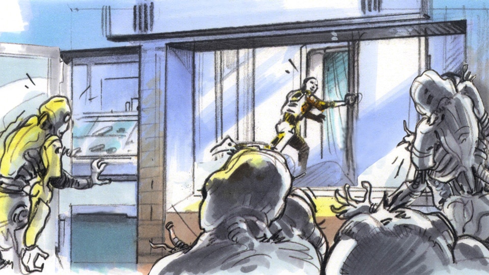 Storyboard renaud garreta total 08 • agence roughman illustrateur mil pat