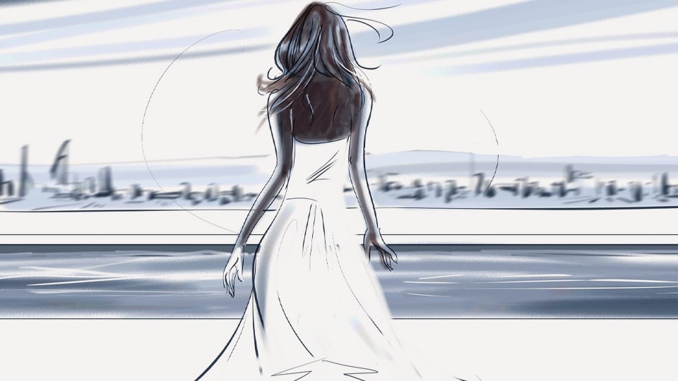 Storyboard pierre roux dior 01 agence roughman illustrateur mil pat