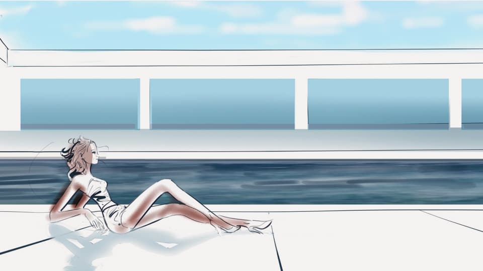 Storyboard pierre roux dior 08 agence roughman illustrateur mil pat