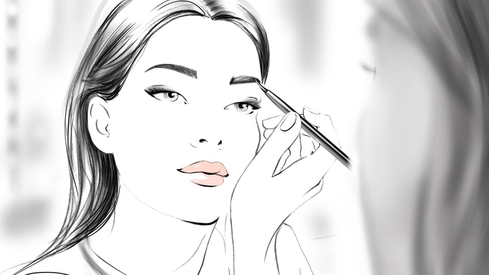 Storyboard helene metivet dior 06 agence roughman illustrateur mil pat