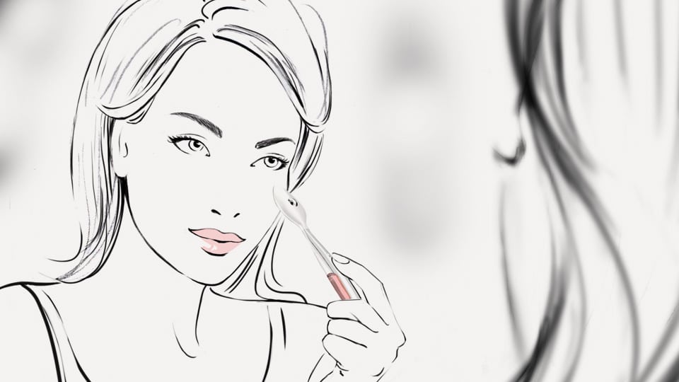Storyboard helene metivet estee lauder 02 agence roughman illustrateur mil pat