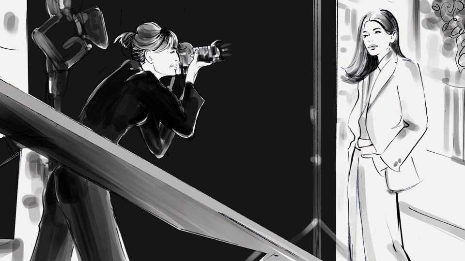 storyboard helene metivet loreal 01 agence roughman illustrateur mil pat