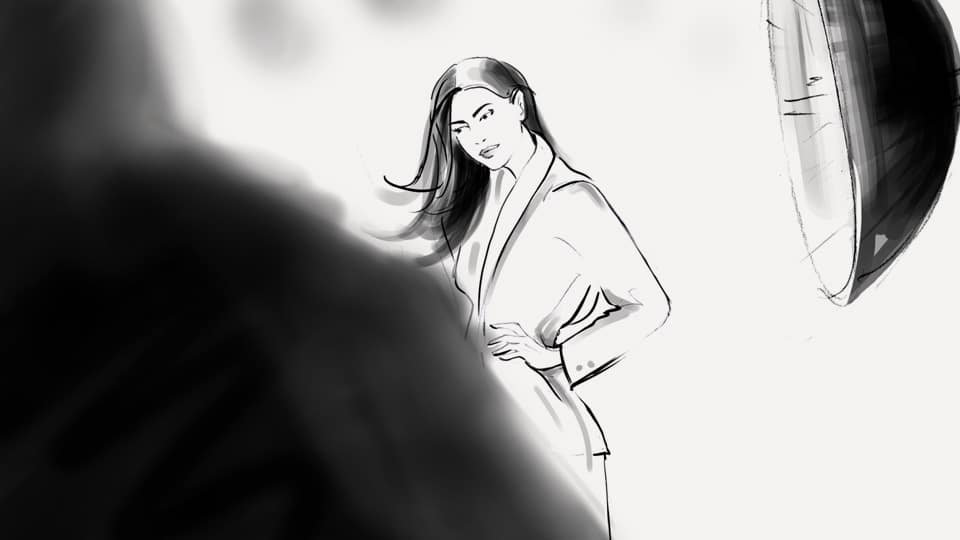 storyboard helene metivet loreal 02 agence roughman illustrateur mil pat