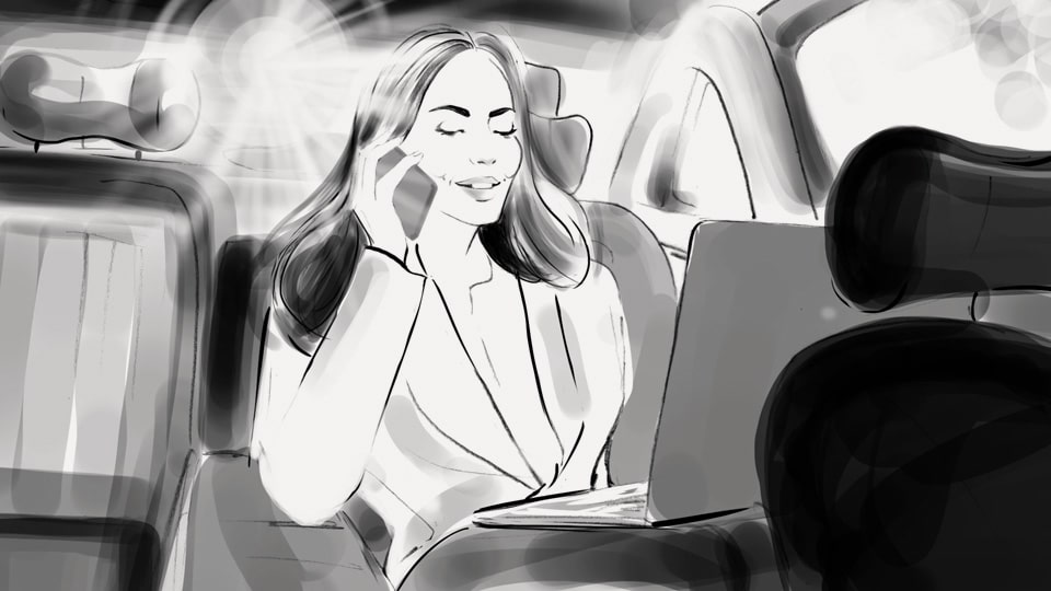 storyboard helene metivet loreal 05 agence roughman illustrateur mil pat