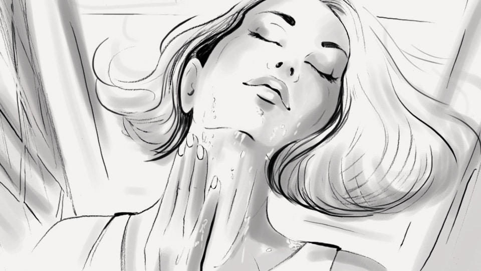 Storyboard helene montivet nina ricci 05 agence roughman illustrateur mil pat