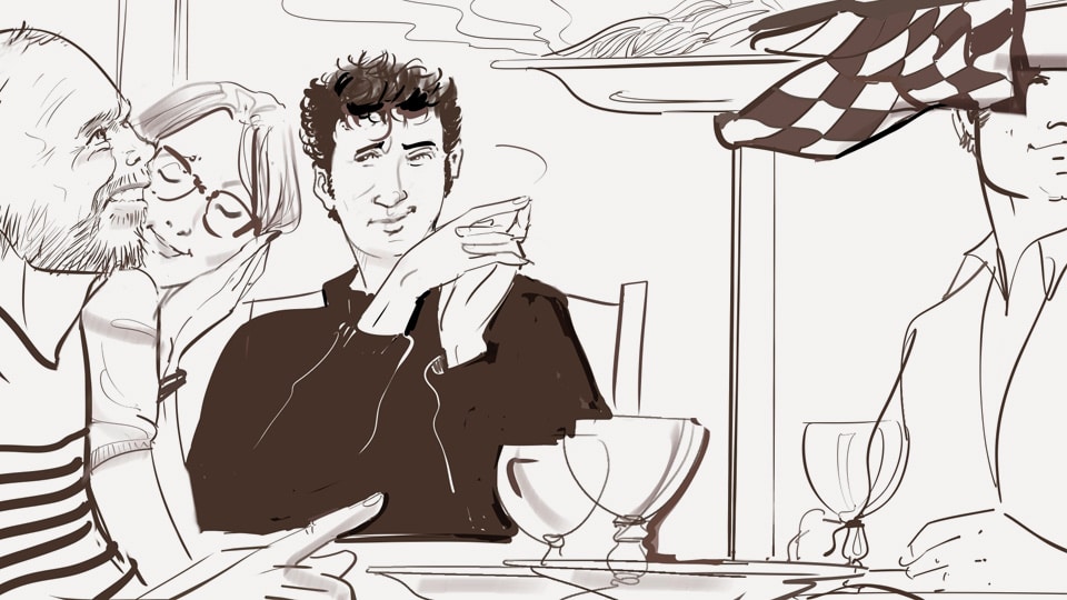 Storyboard pierre roux panzani 05 agence roughman illustrateur mil pat