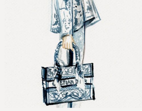 illustration helene metivet dior live painting 2 agence roughman illustrateur mil pat