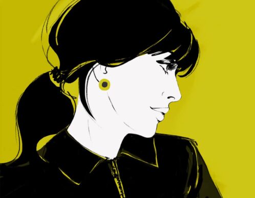 Illustration helene metivet louise verte agence roughman illustrateur mil pat