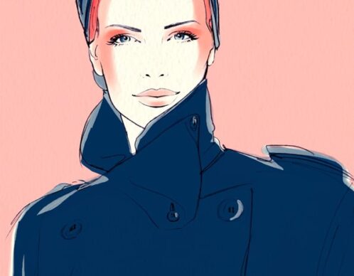 Illustration helene metivet mode 8 agence roughman illustrateur mil pat