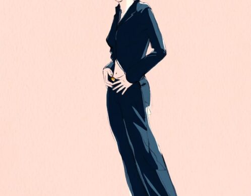 Illustration helene metivet mode 9 agence roughman illustrateur mil pat