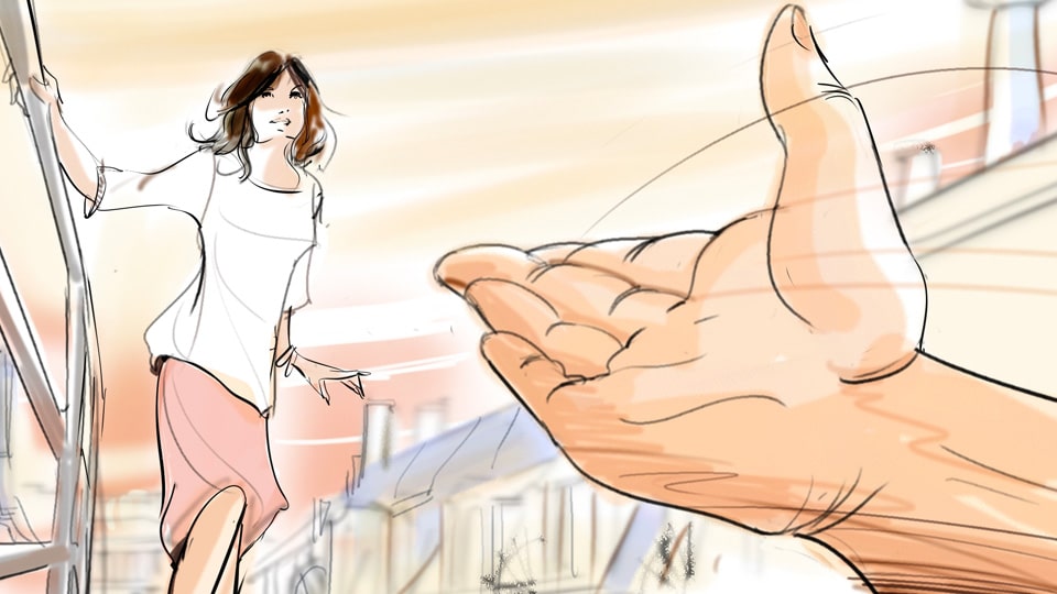 Storyboard pierre roux carte noire 02 agence roughman illustrateur mil pat