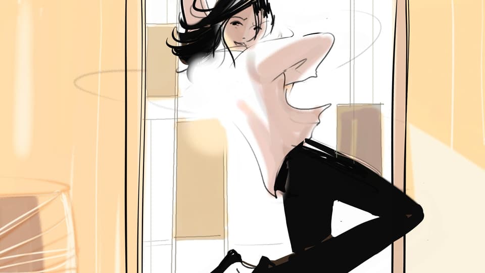Storyboard pierre roux carte noire 05 agence roughman illustrateur mil pat