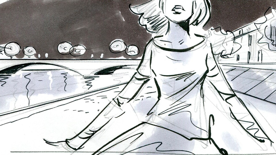 Storyboard fred peltier dior 05 agence roughman illustrateur mil pat