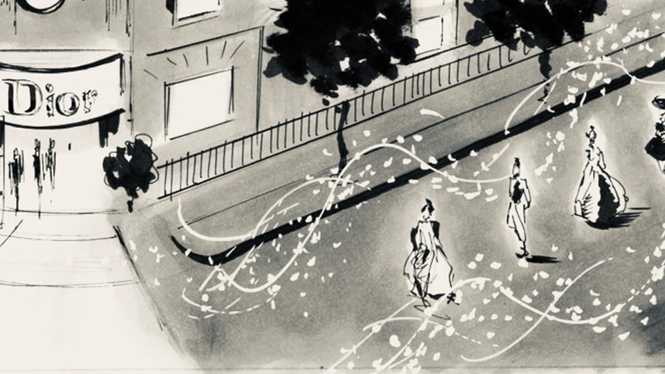 Storyboard fred peltier dior 07 agence roughman illustrateur mil pat