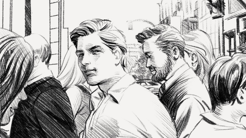 Storyboard christophe bekret axa 04 agence roughman illustrateur mil pat