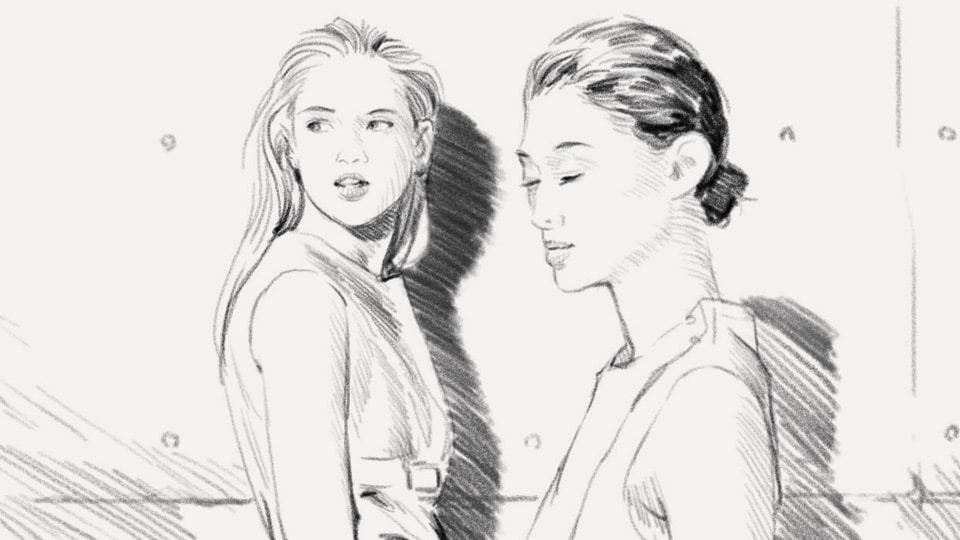 Storyboard christophe bekret dior 06 agence roughman illustrateur mil pat