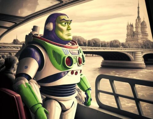 Photomontage orga ia buzz 2 matel agence roughman illustrateur mil pat