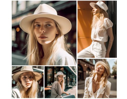 photorough nicolas moreau ai femme au chapeau agence roughman illustrateur mil pat