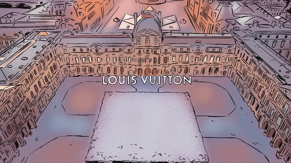 storyboard victoria grenier vuitton 06 agence roughman illustrateur mil pat