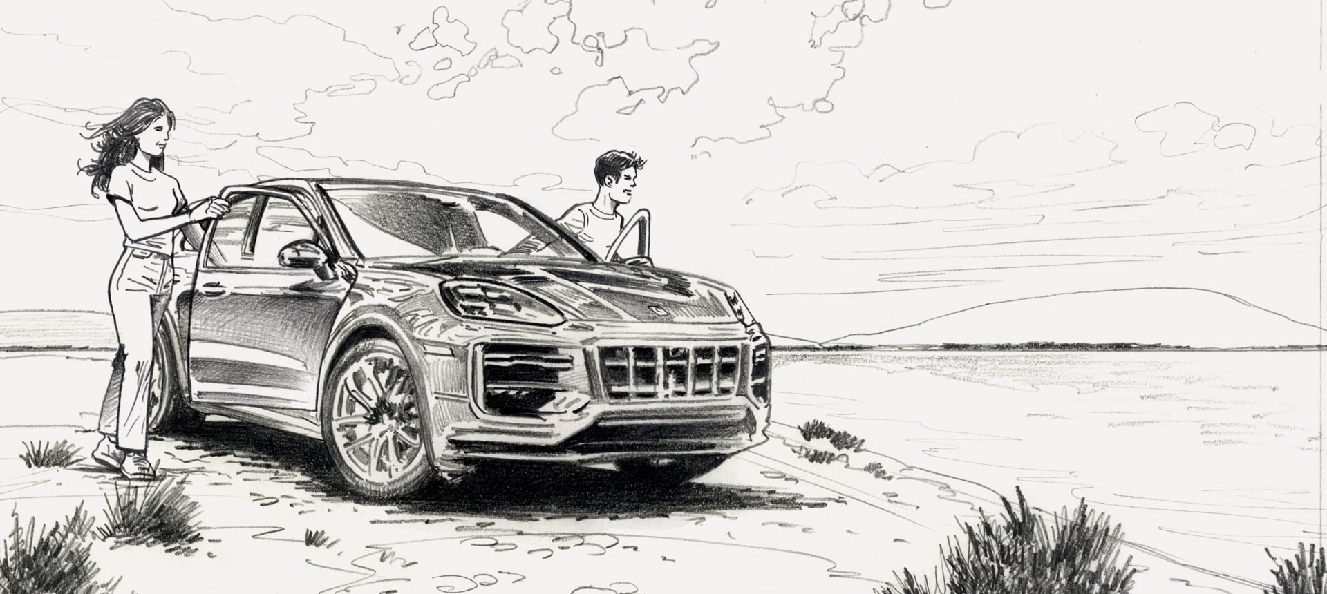roughs renaud garreta porsche agence roughman illustrateur mil pat